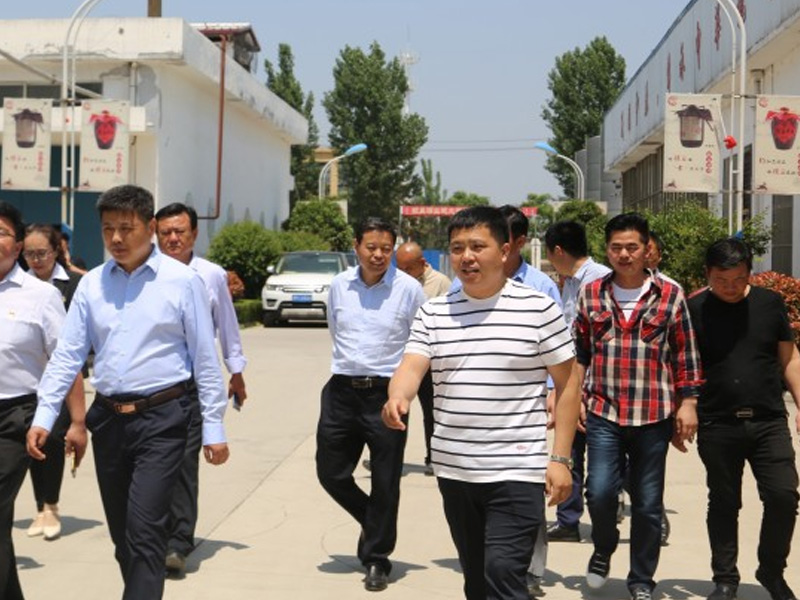 熱烈歡迎韓曉東副縣長一行蒞臨頓丘酒業指導工作!