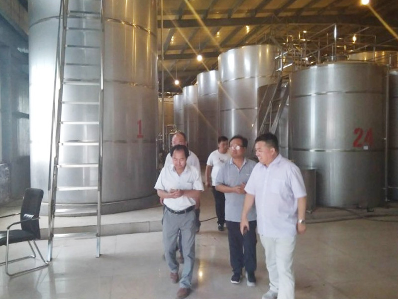 歡迎濮陽縣客戶來廠參觀考察